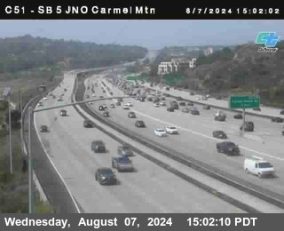 SB 5 at Carmel Mountain Rd.