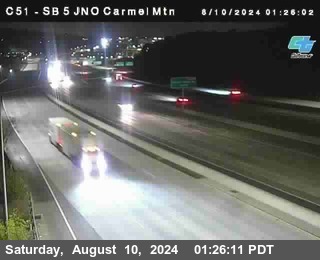 SB 5 at Carmel Mountain Rd.