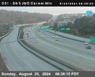 SB 5 at Carmel Mountain Rd.