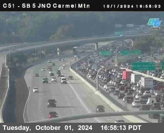 SB 5 at Carmel Mountain Rd.