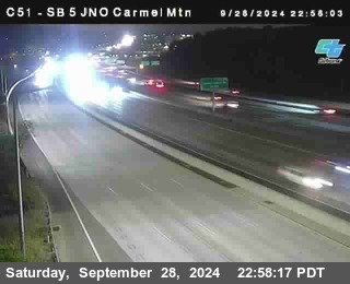 SB 5 at Carmel Mountain Rd.