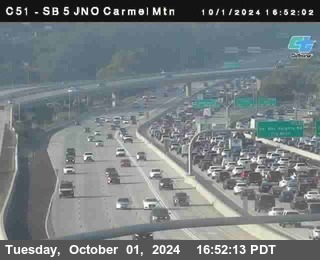 SB 5 at Carmel Mountain Rd.