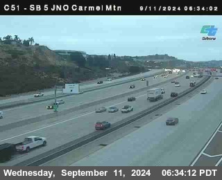 SB 5 at Carmel Mountain Rd.