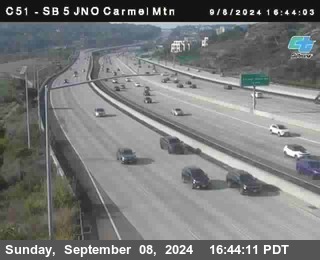 SB 5 at Carmel Mountain Rd.