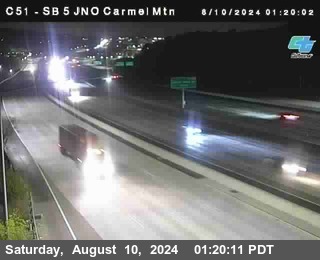 SB 5 at Carmel Mountain Rd.