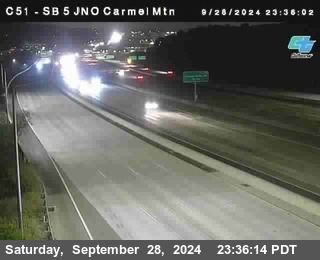 SB 5 at Carmel Mountain Rd.