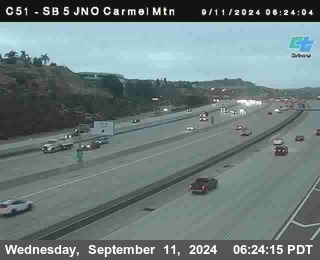 SB 5 at Carmel Mountain Rd.