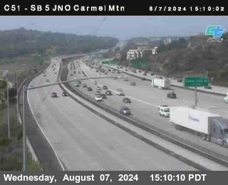 SB 5 at Carmel Mountain Rd.