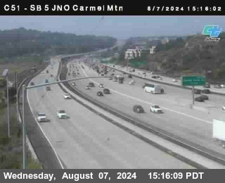 SB 5 at Carmel Mountain Rd.