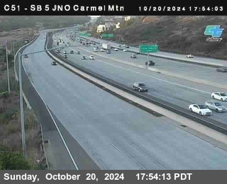 SB 5 at Carmel Mountain Rd.