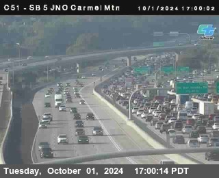 SB 5 at Carmel Mountain Rd.