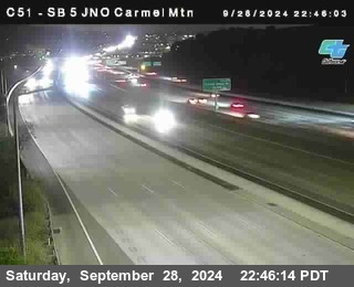 SB 5 at Carmel Mountain Rd.