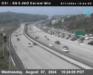 SB 5 at Carmel Mountain Rd.