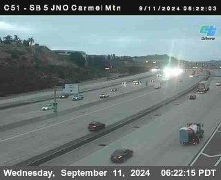 SB 5 at Carmel Mountain Rd.