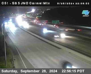 SB 5 at Carmel Mountain Rd.