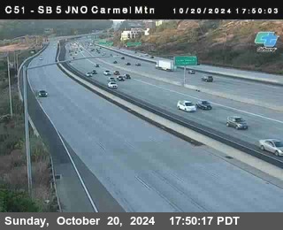 SB 5 at Carmel Mountain Rd.