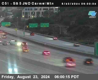 SB 5 at Carmel Mountain Rd.