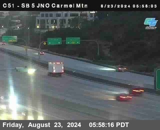 SB 5 at Carmel Mountain Rd.