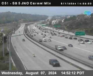 SB 5 at Carmel Mountain Rd.