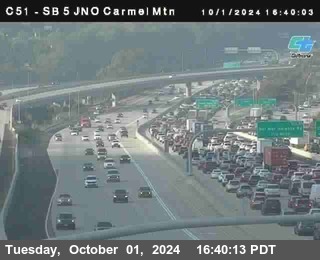 SB 5 at Carmel Mountain Rd.