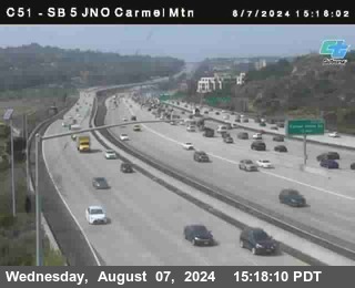 SB 5 at Carmel Mountain Rd.