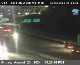 SB 5 at Carmel Mountain Rd.