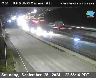 SB 5 at Carmel Mountain Rd.