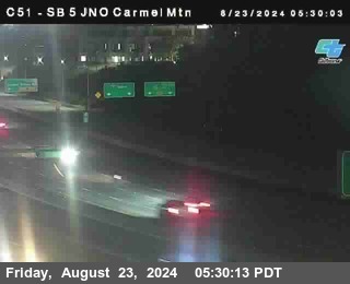 SB 5 at Carmel Mountain Rd.