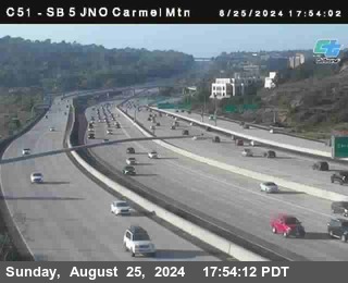 SB 5 at Carmel Mountain Rd.