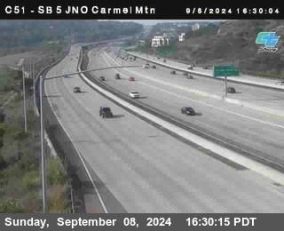 SB 5 at Carmel Mountain Rd.