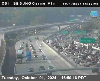 SB 5 at Carmel Mountain Rd.