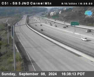 SB 5 at Carmel Mountain Rd.