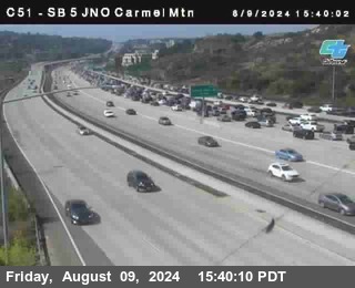 SB 5 at Carmel Mountain Rd.