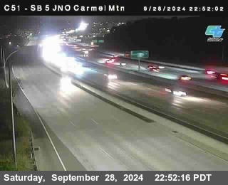 SB 5 at Carmel Mountain Rd.