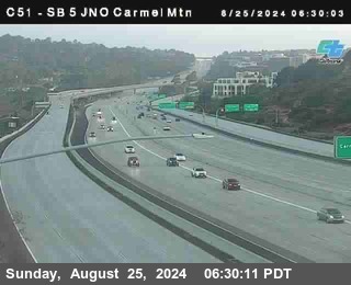 SB 5 at Carmel Mountain Rd.