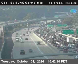 SB 5 at Carmel Mountain Rd.