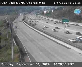 SB 5 at Carmel Mountain Rd.