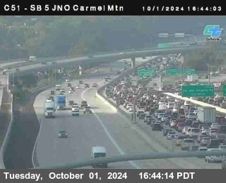 SB 5 at Carmel Mountain Rd.