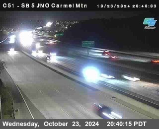 SB 5 at Carmel Mountain Rd.