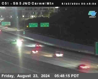 SB 5 at Carmel Mountain Rd.