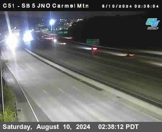 SB 5 at Carmel Mountain Rd.