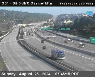 SB 5 at Carmel Mountain Rd.