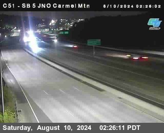 SB 5 at Carmel Mountain Rd.