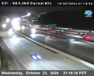 SB 5 at Carmel Mountain Rd.