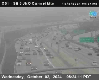 SB 5 at Carmel Mountain Rd.