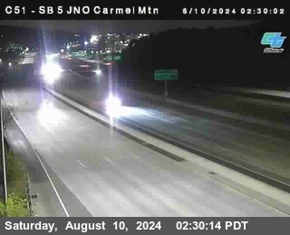 SB 5 at Carmel Mountain Rd.