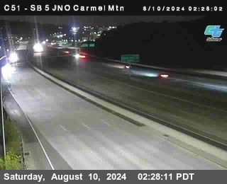 SB 5 at Carmel Mountain Rd.