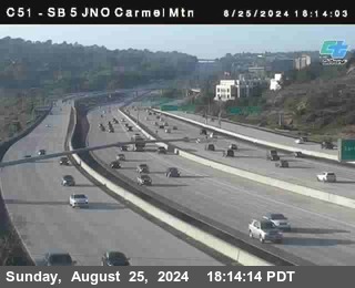 SB 5 at Carmel Mountain Rd.