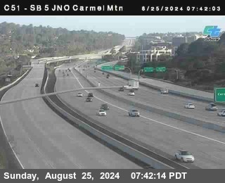 SB 5 at Carmel Mountain Rd.