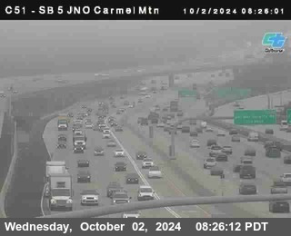 SB 5 at Carmel Mountain Rd.